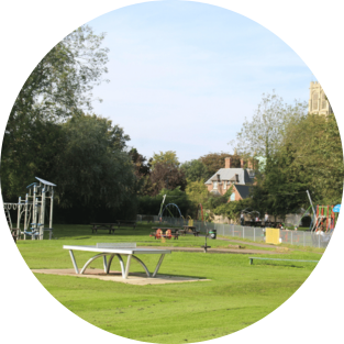 the ashes play space in Howden